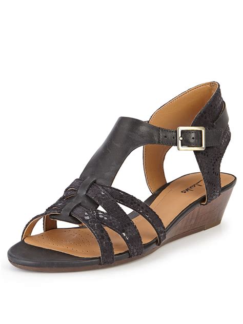 clarks wedge dress shoes|clarks low heel wedge sandal.